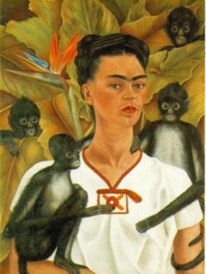 frida kahlo paintings. Frieda Kahlo - Self Potrait